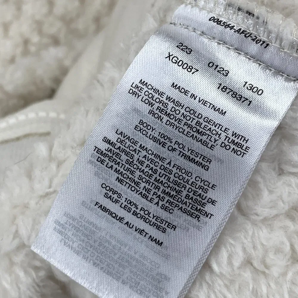 COLUMBIA Jacket Womens L 14 16 Bugaboo Fleece Interchange Full Zip Off White - Picture 9 of 12